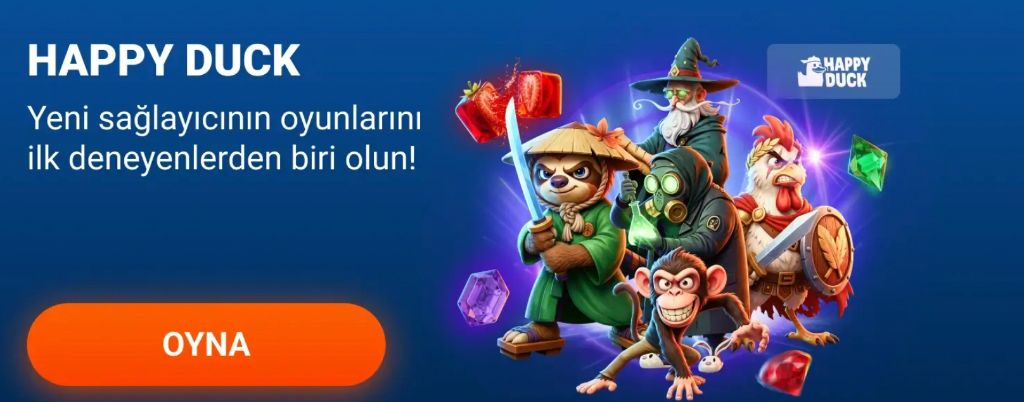 Happy Duck yeni sağlayıcı casino oyunları