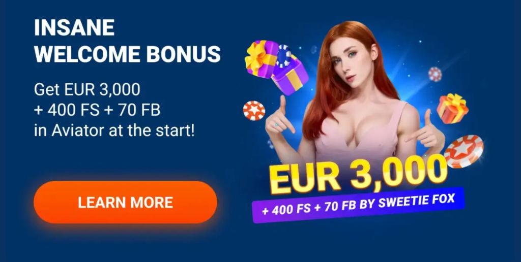 Mostbet çılgın hoş geldin bonusu 3000 EUR + 400 FS + 70 FB