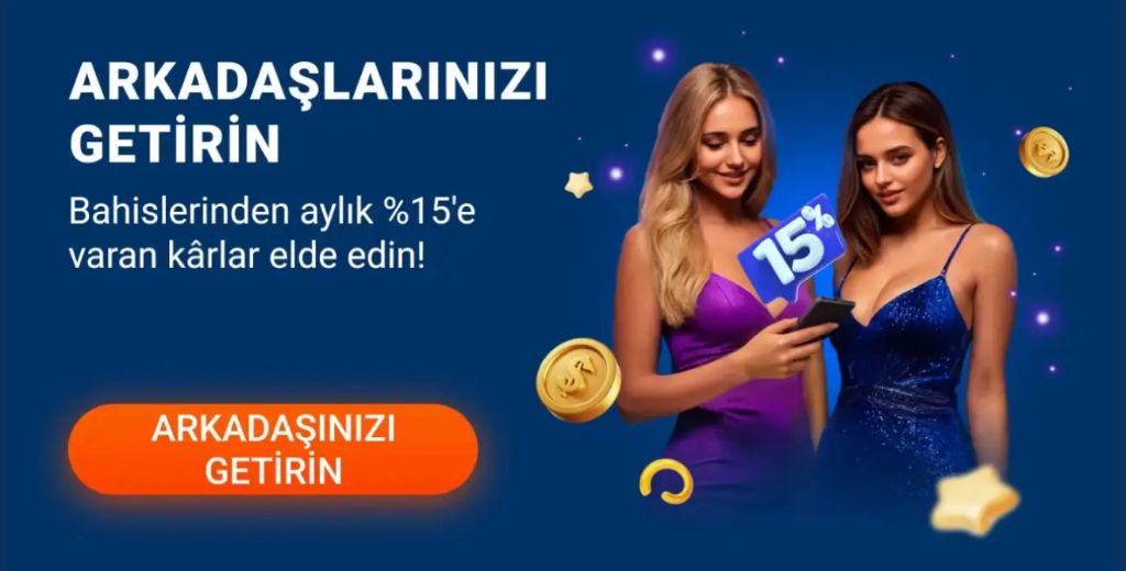 Mostbet arkadaşını getir kampanyası, aylık %15 kâr